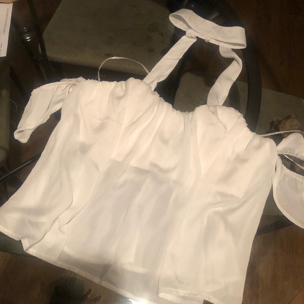 White off Shoulder shirt